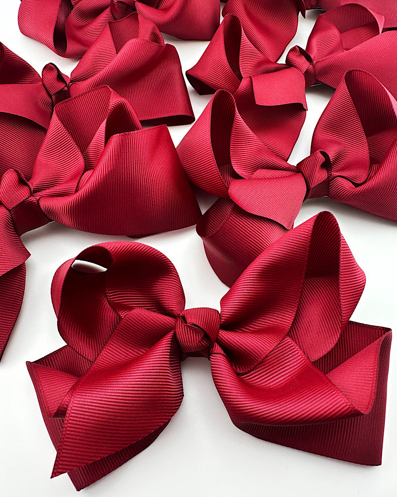 Maroon 6" Hair Bow