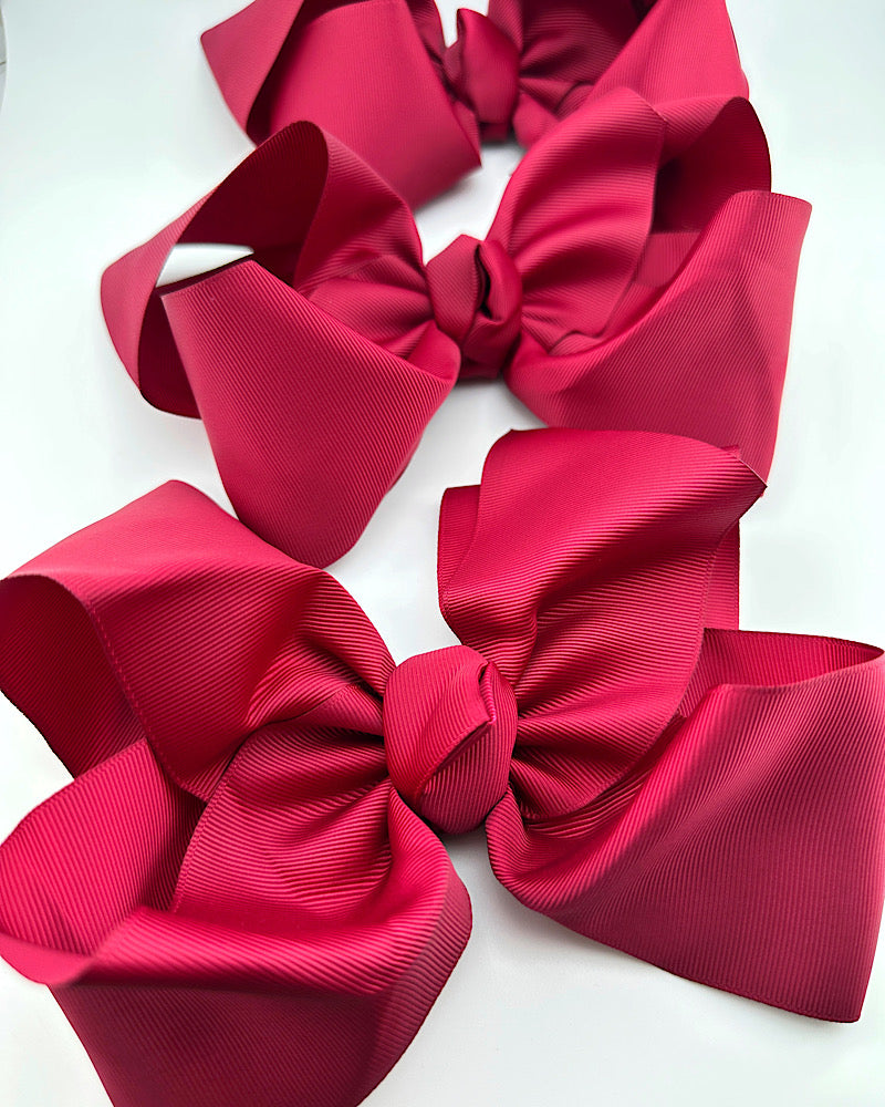 Maroon Jumbo Hair Bow