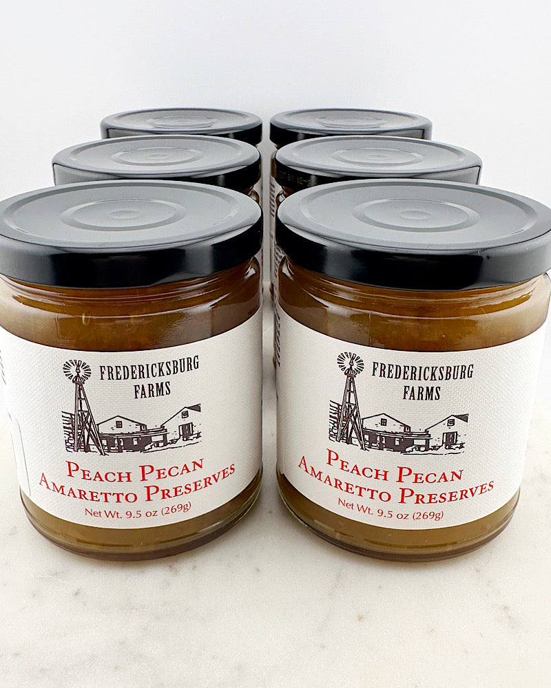 Peach Pecan Amaretto Preserves