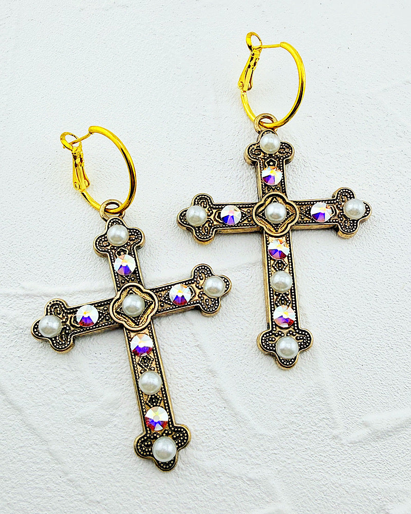 Monique Cross Earrings
