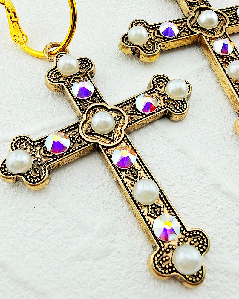 Monique Cross Earrings