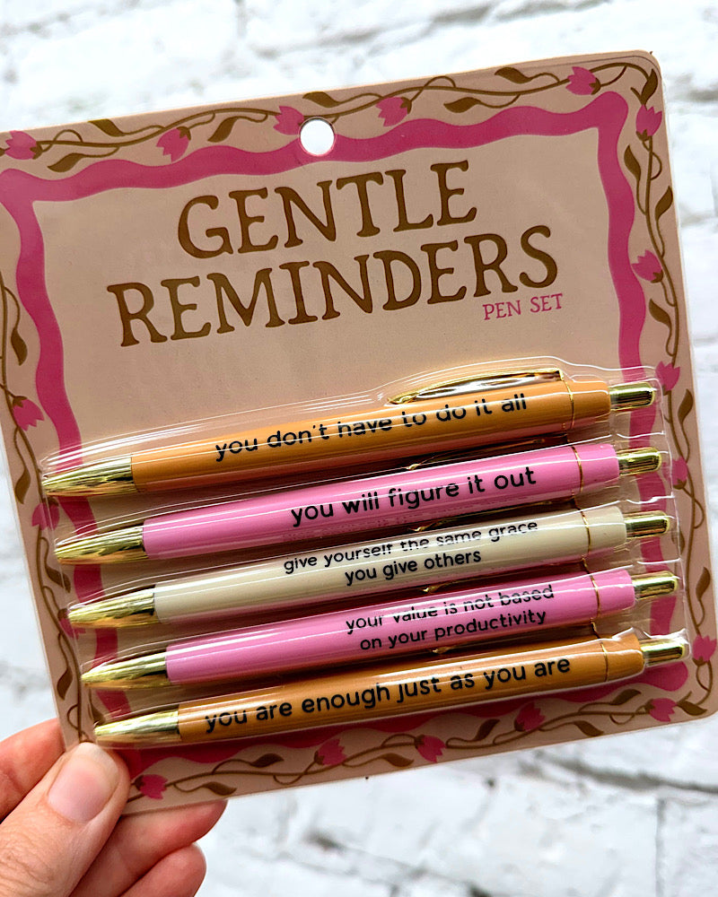 Gentle Reminders Pen Set