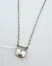 Kamille Silver/Clear Necklace