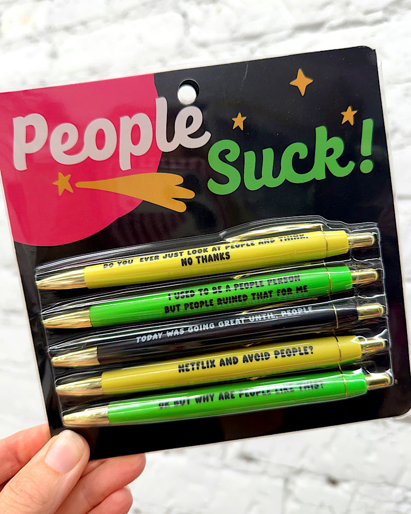 People Suck Pen Set