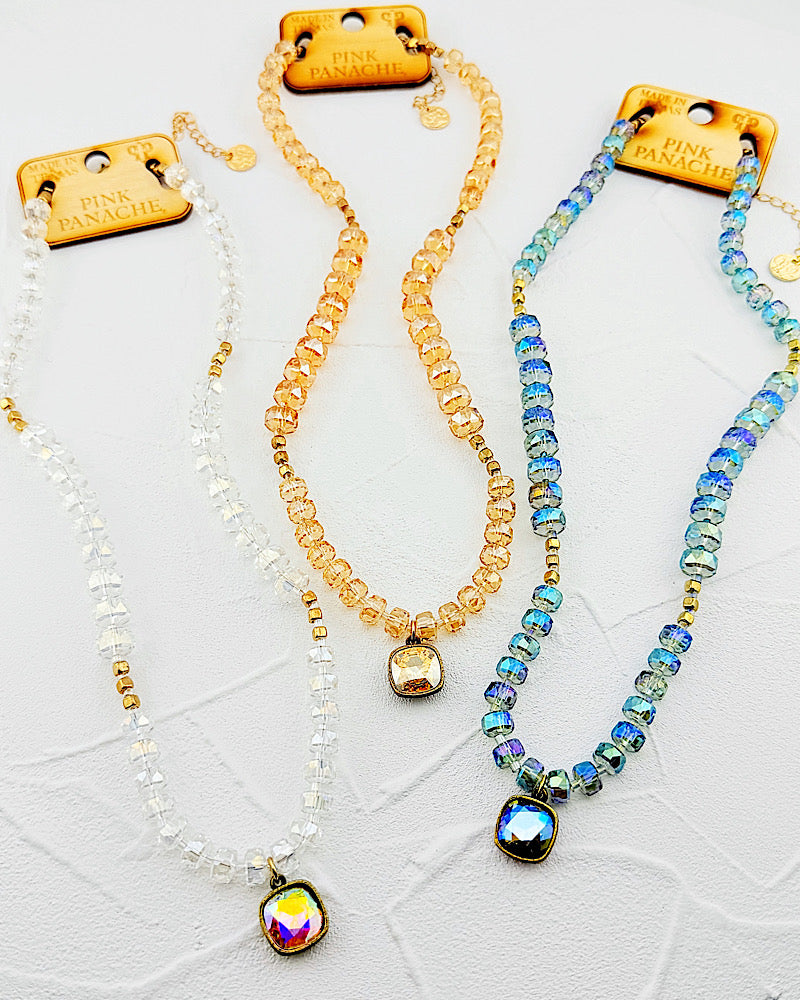 Kamille Crystal Bead Necklace