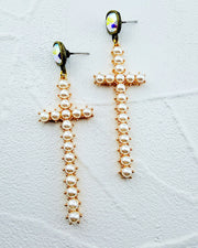 Grace Cross Earrings