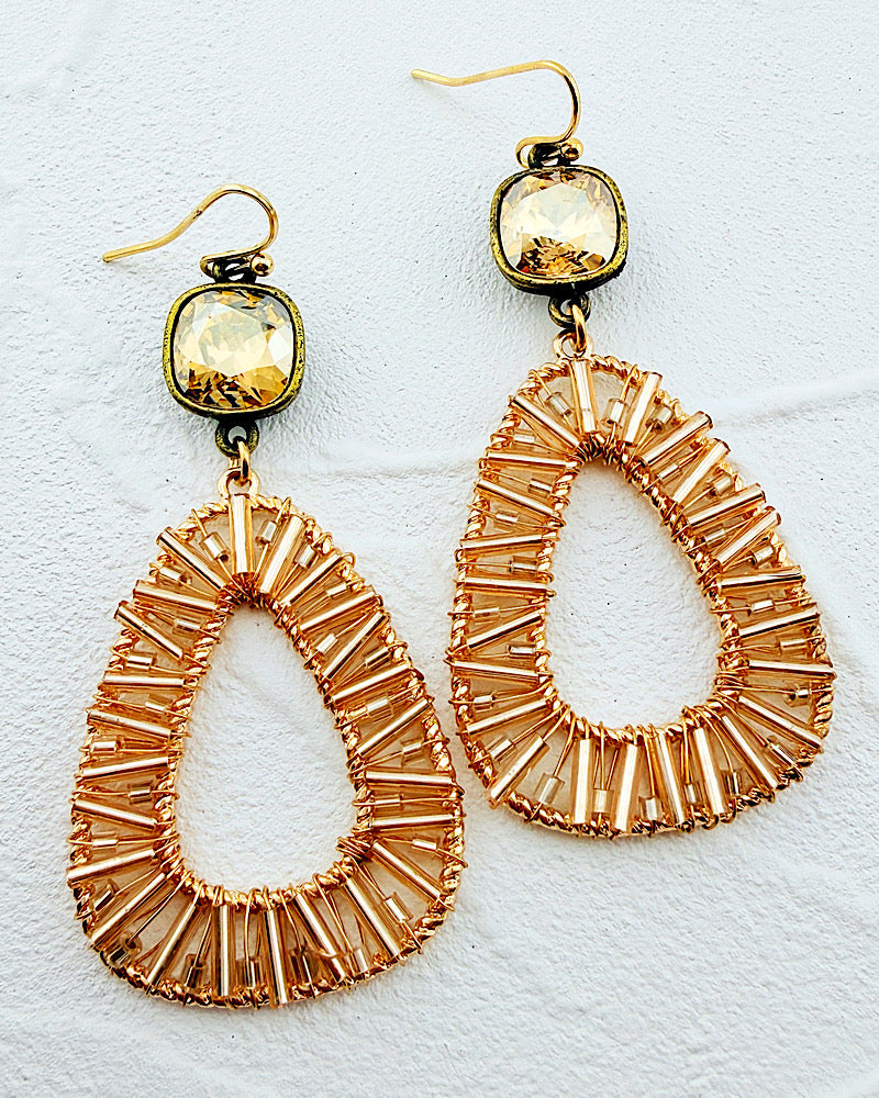 Jemma Topaz Earrings