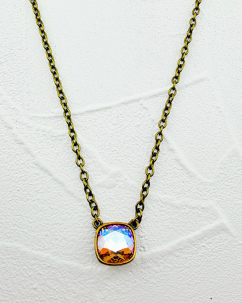 Kamille Iridescent Topaz Necklace