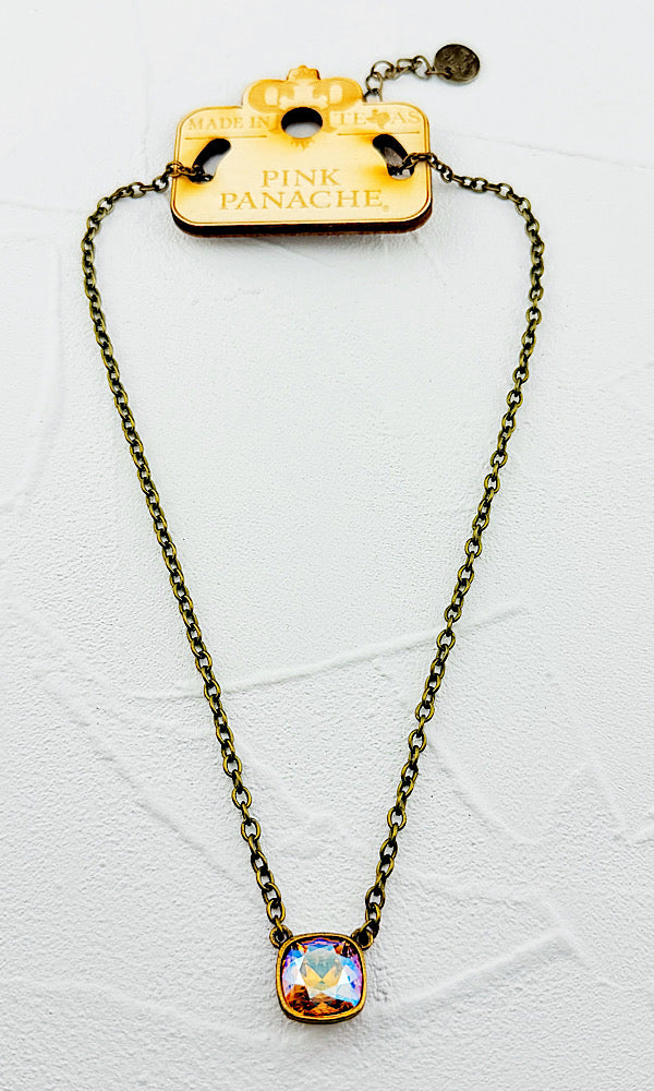 Kamille Iridescent Topaz Necklace