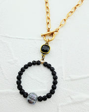 Pearlfection Black Necklace