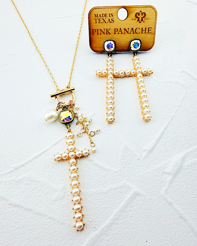 Grace Cross Earrings