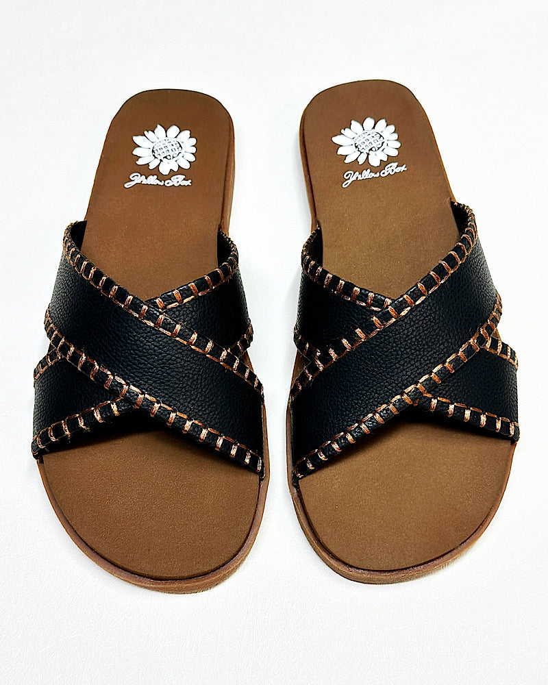 Fariel Black Slides