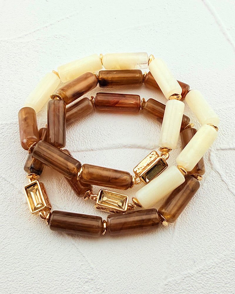 Mahogany 3pc Bracelet Stack