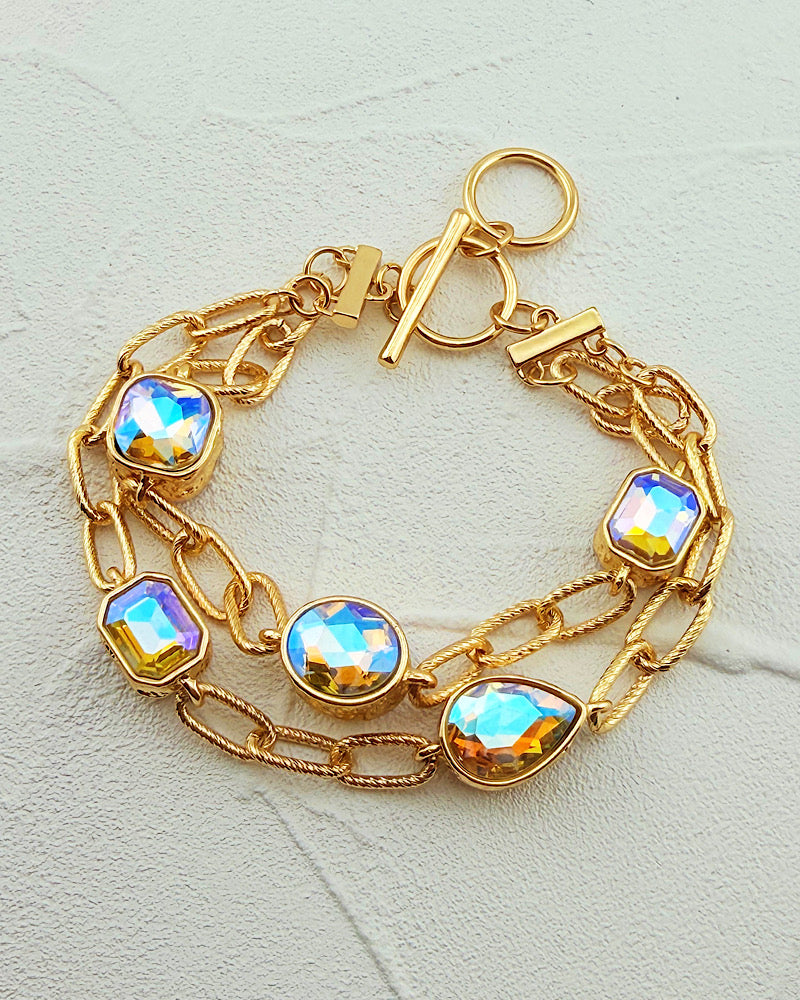 Juliet Iridescent Jeweled Bracelet