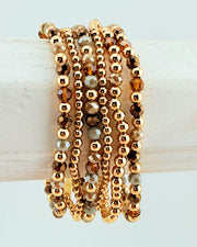 Champagne Skies Bracelet Stack