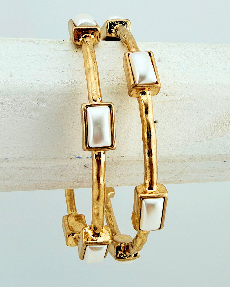 Pearl Society 2pc Bangle Set
