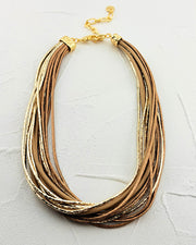 Starlit Leather Necklace