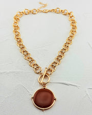 Chestnut Icon Necklace