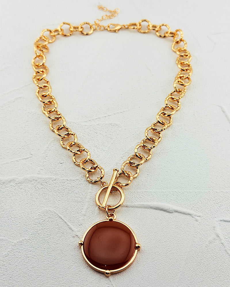 Chestnut Icon Necklace