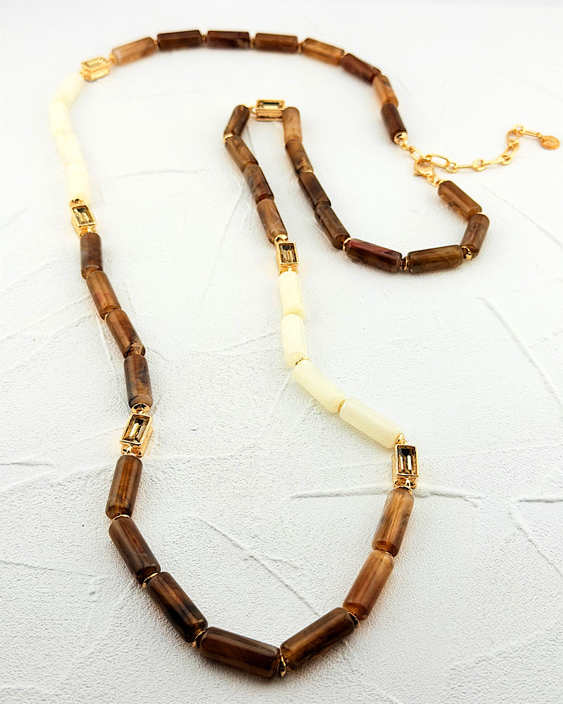 Mahogany Long Necklace