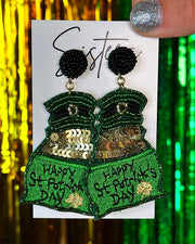 Happy St. Patrick's Day Earrings