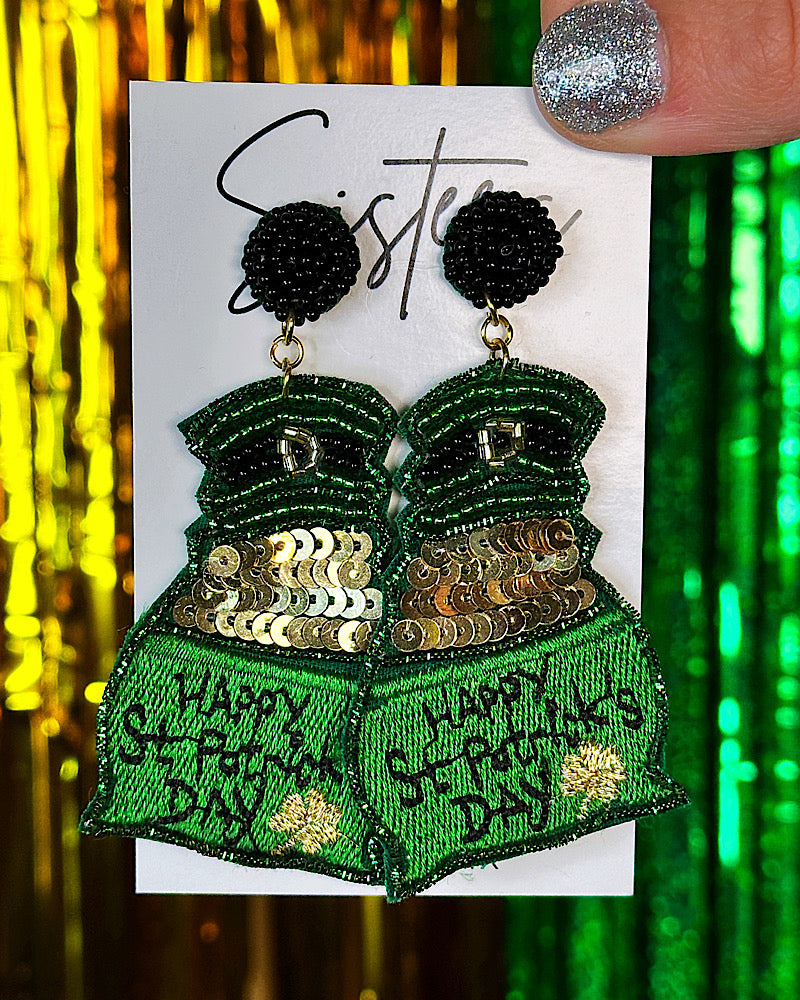 Happy St. Patrick's Day Earrings