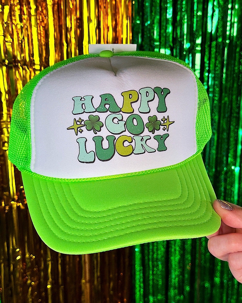 Happy Go Lucky Trucker Hat