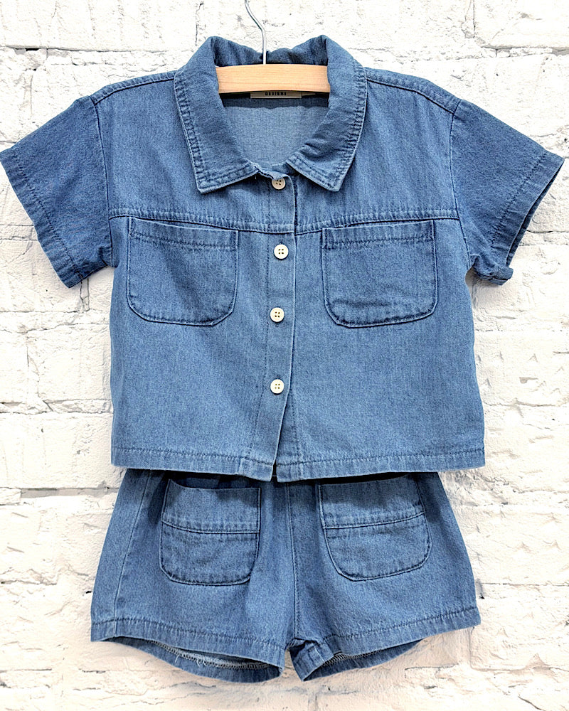 Denim Days Short Set