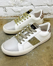 Candice Glitter & Leopard Sneaker