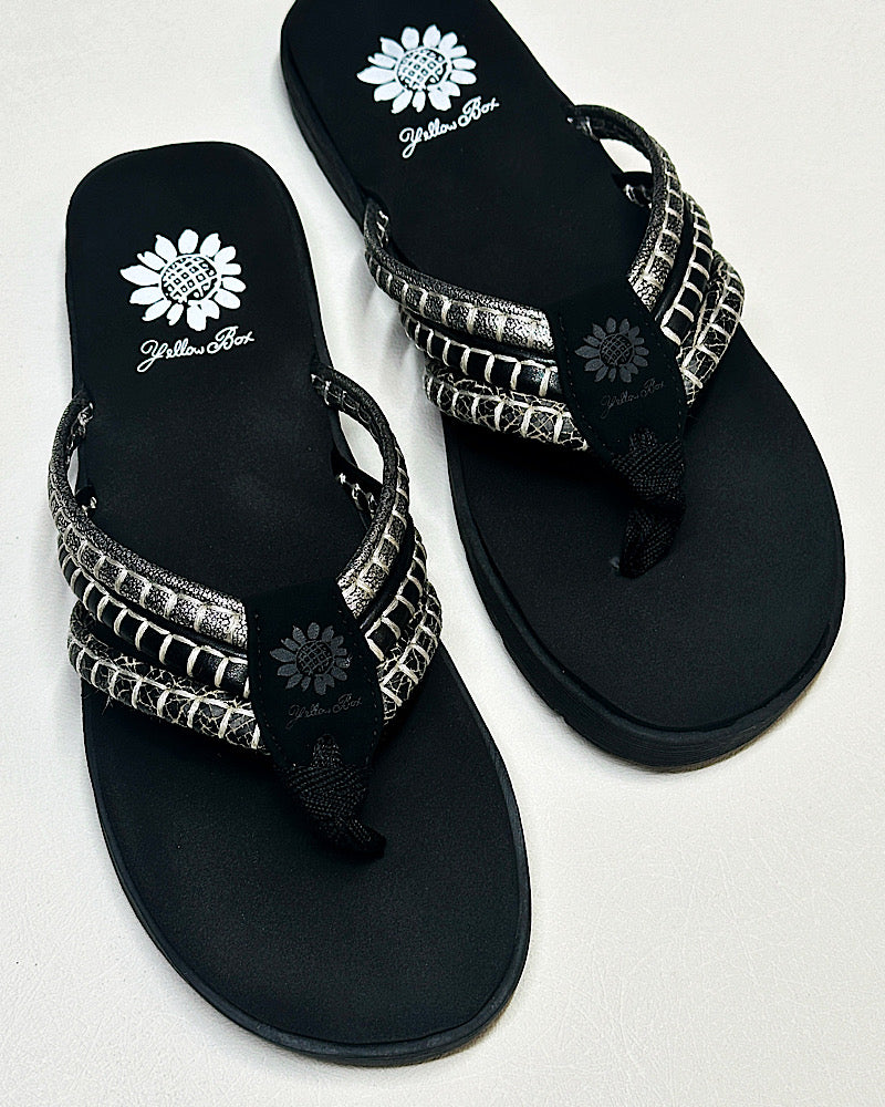 Fitzen Black Sandals