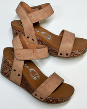 Dolly Tan Platform Sandals