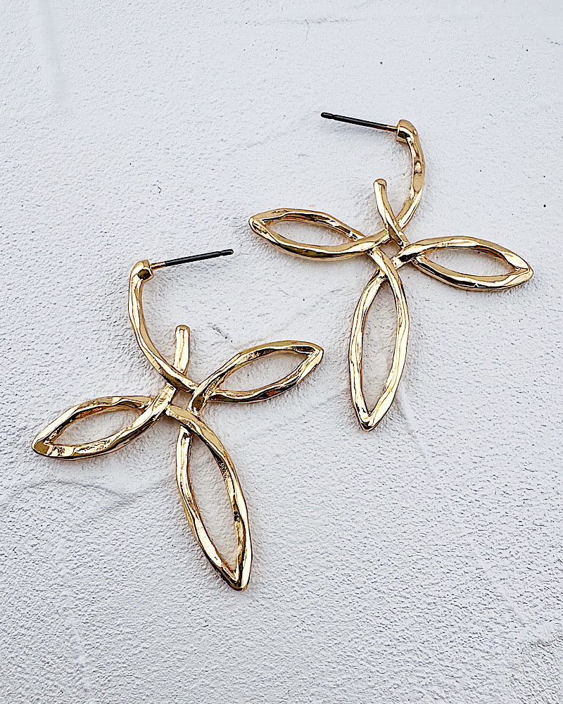 Faith Cross Earrings