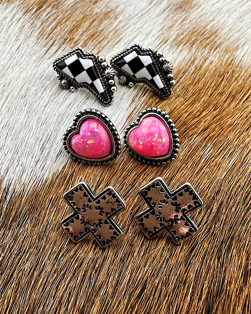 Cowgirl Couture Earring Trio