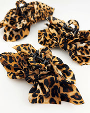 Leopard Vintage Scarf Hair Clip