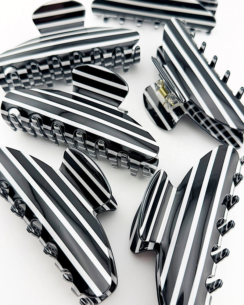 Striped Hair Clip