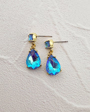 Mini Veronica Blue AB Earrings