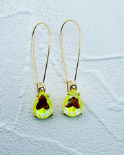 Bella Yellow AB Teardrops