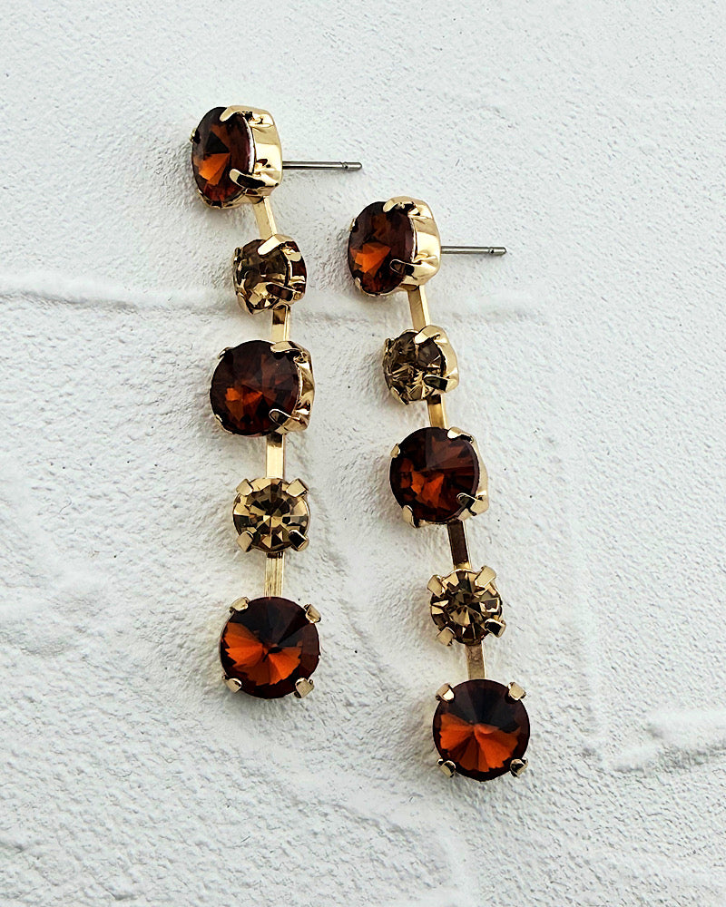Everyday Spark Earrings - Topaz