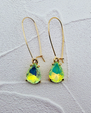 Bella Mint Opal Teardrops