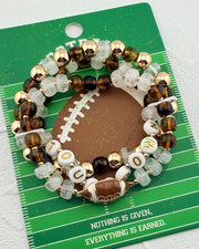 Touchdown Bracelet Trio