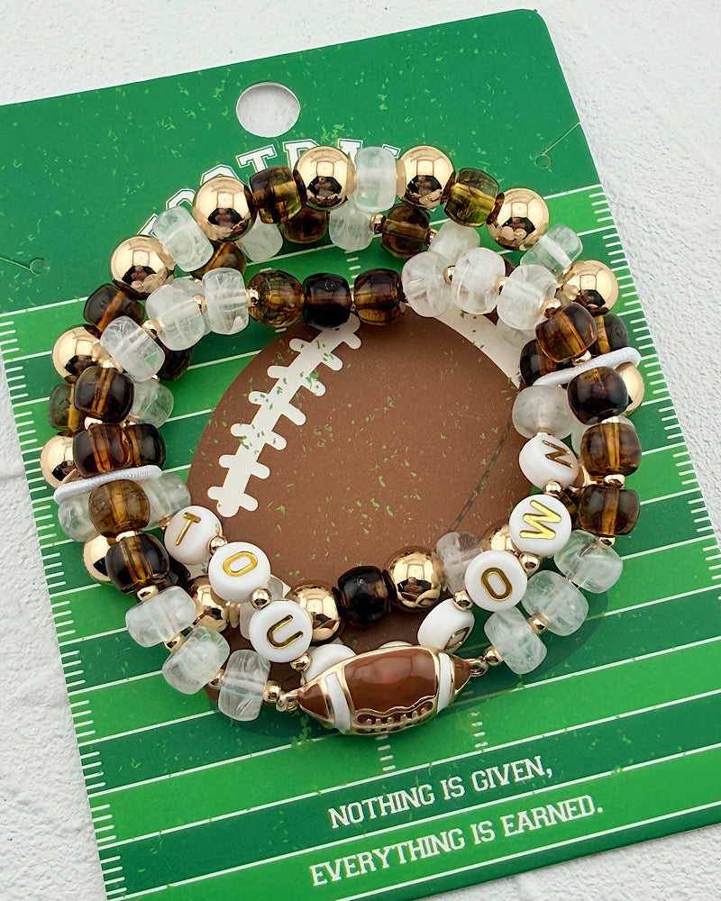Touchdown Bracelet Trio