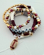 End Zone 5pc Bracelet Stack