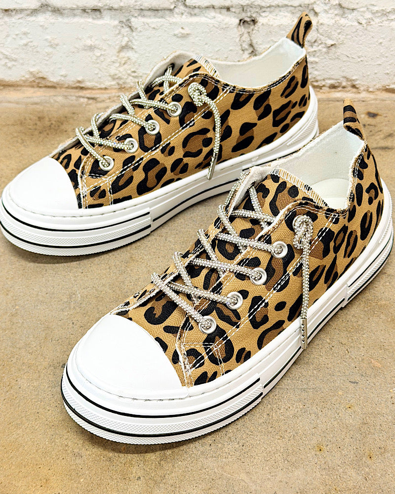 Wild Card Leopard Sneakers