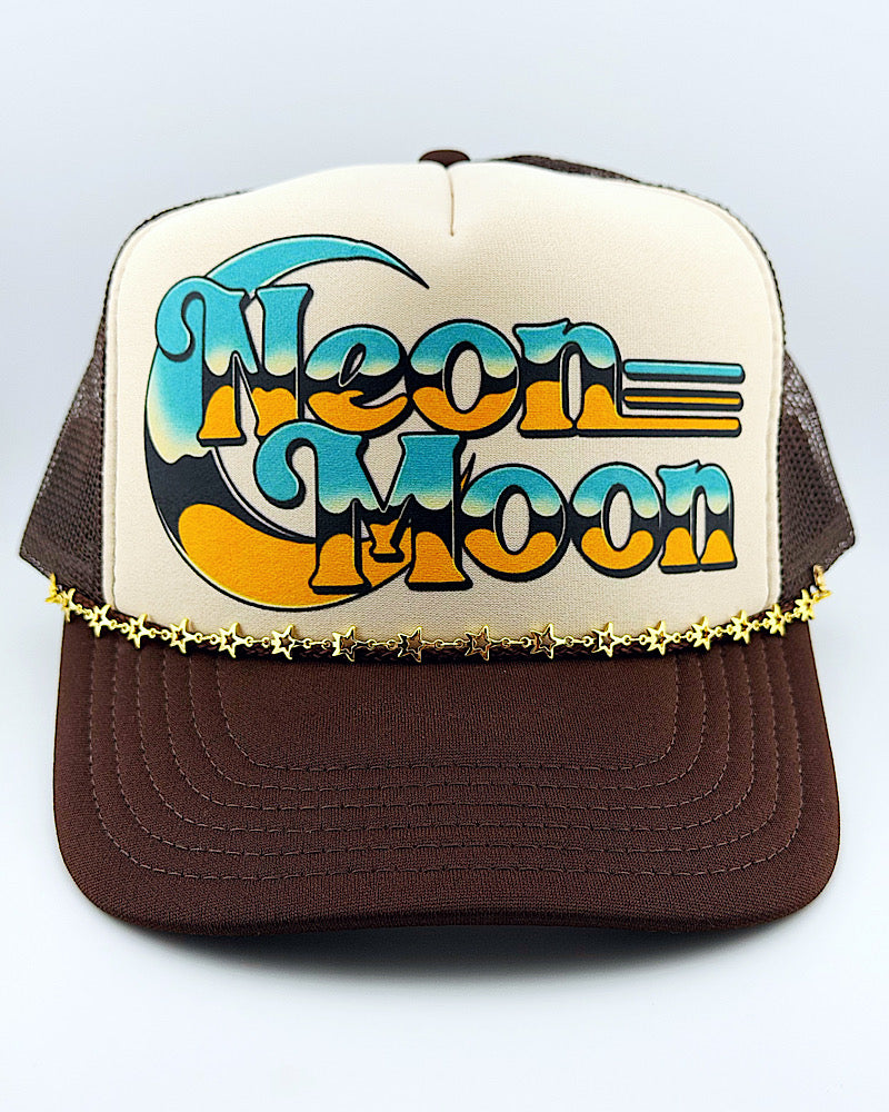 Neon Moon Trucker Hat With Chain
