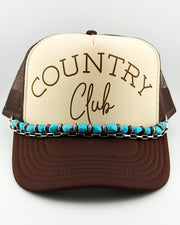 Country Club Trucker Hat With Chain