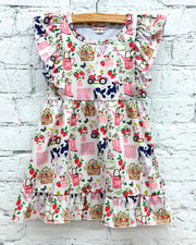 Strawberry Farmer Swing Dress