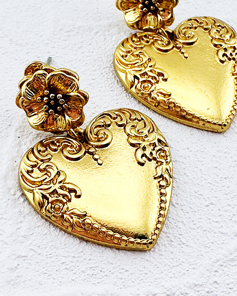 Hadley Heart Earrings