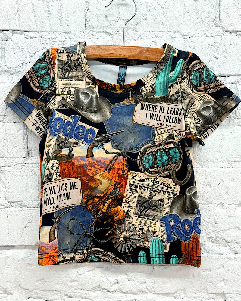 Mini Retro Rodeo Nights Top