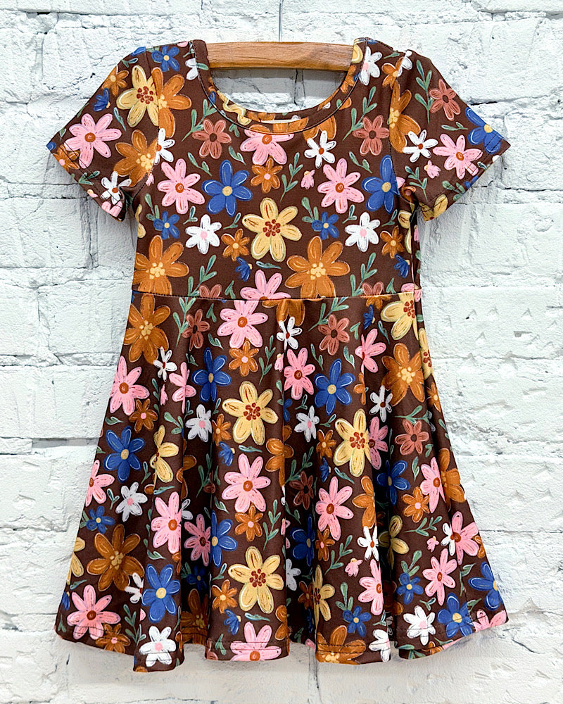 Danika Daisy Brown Dress