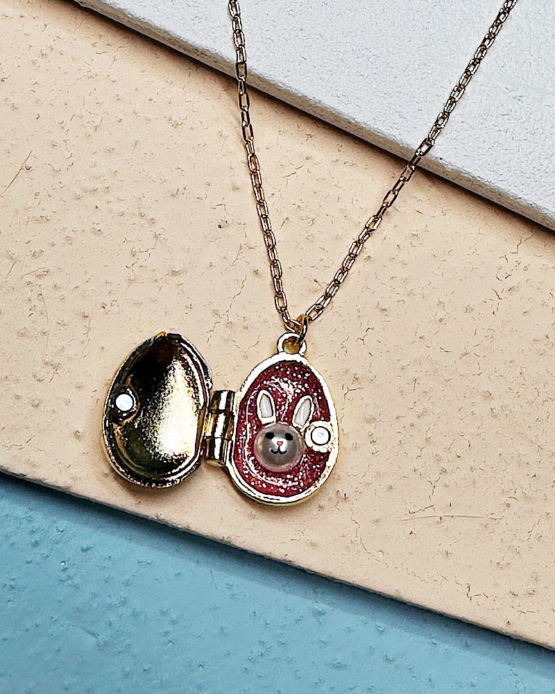 Easter Wishes Locket Necklace